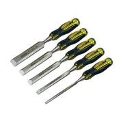 STANLEY® Hand Tools FatMax® Bevel Edge Chisel with Thru Tang Set, 5 Piece