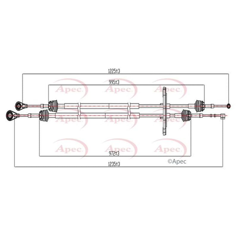 Apec Manual Transmission Cable Pull CAB7029