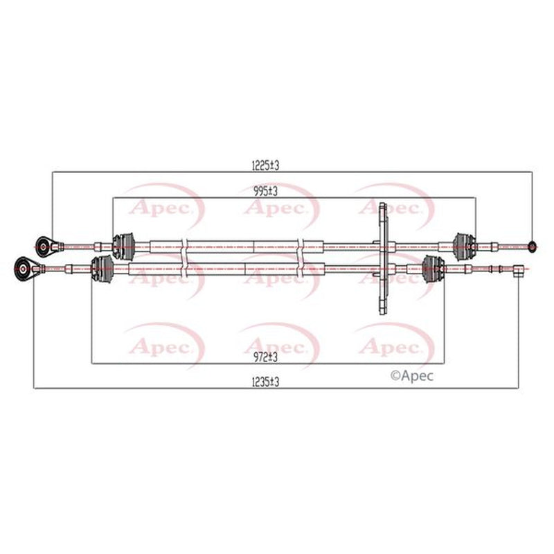 Apec Manual Transmission Cable Pull CAB7029