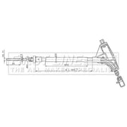 First Line Handbrake Cable Front FKB2635