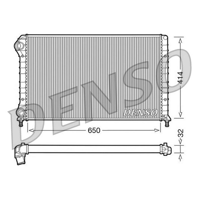 Denso Engine Radiator DRM09062