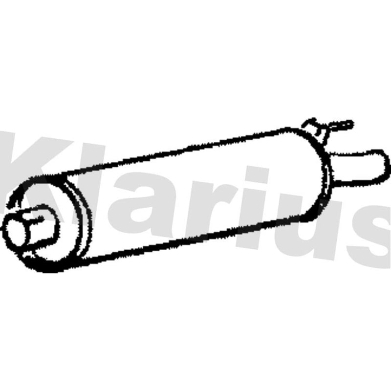 Klarius Box With Tail Pipe Rear JR195D