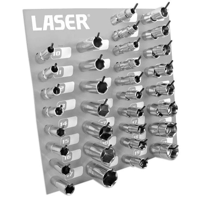 Laser Tools Complete Socket Rack d 1-3