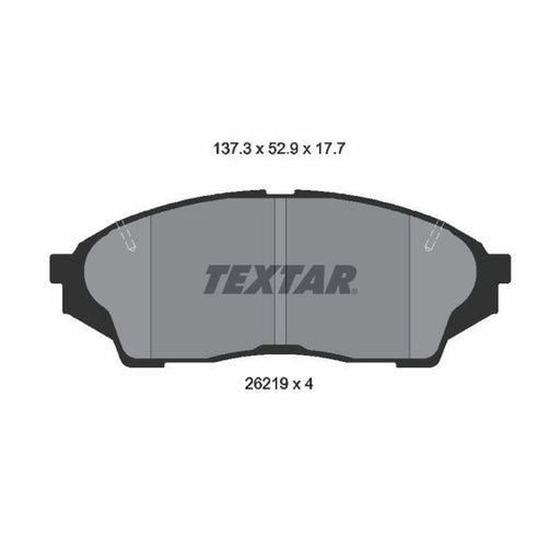 Textar Brake Pad Set 2621901