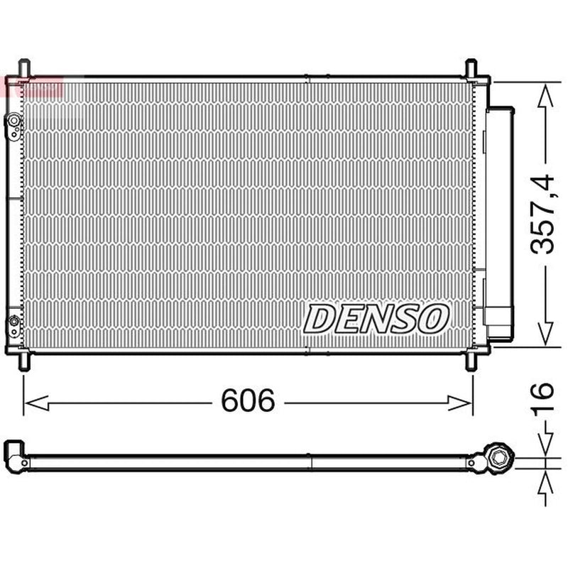 Denso Air Conditioning Condenser DCN50058