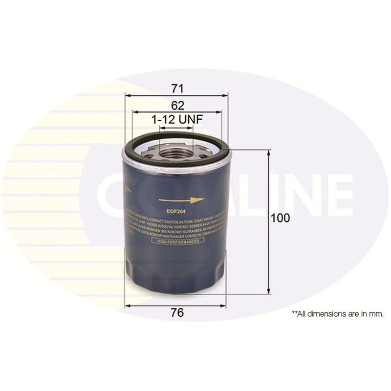 Comline Engine Oil Filter EOF204