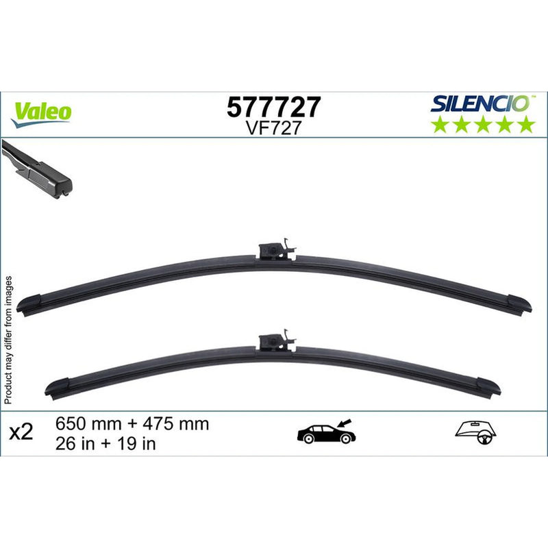 Valeo Aerotwin Front Wiper Blade Set 577727