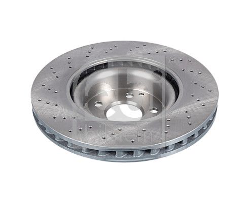 Febi 2 x Brake Disc Set Perforated/Vented Front