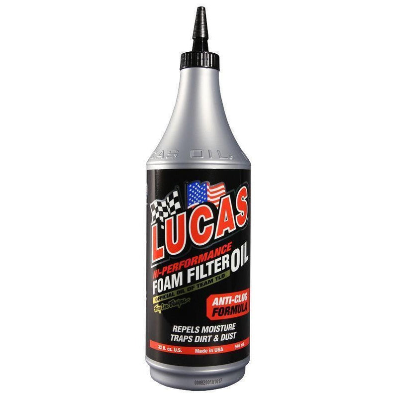 Lucas Oil Foam Air Filter Oil 946ml Anti-Clog