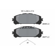Textar Front Brake Pad Set 2644801