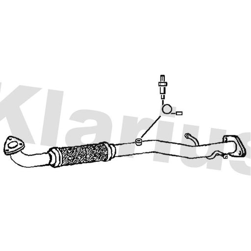 Klarius Exhaust Pipe OD GM804V