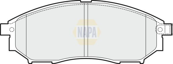 NAPA Front Vented & Rear Vented Brake Discs & Pads fits INFINITI NISSAN RENAULT