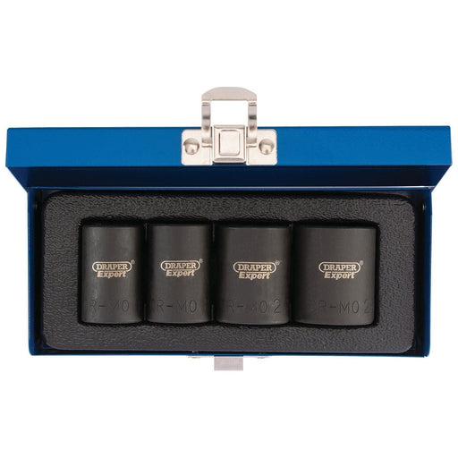 Draper Locking Wheel Nut Set, 1/2" Sq. Dr. (4 Piece) 34032 Draper  - Town Parts