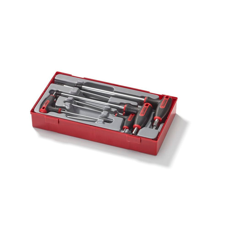 Teng Tools T-Handle Ball Point Hex Key Set TT1 7 Pieces