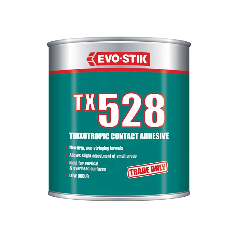 Evo-Stik TX528 Thixotropic Contact Adhesive 1 Litre - 30603375