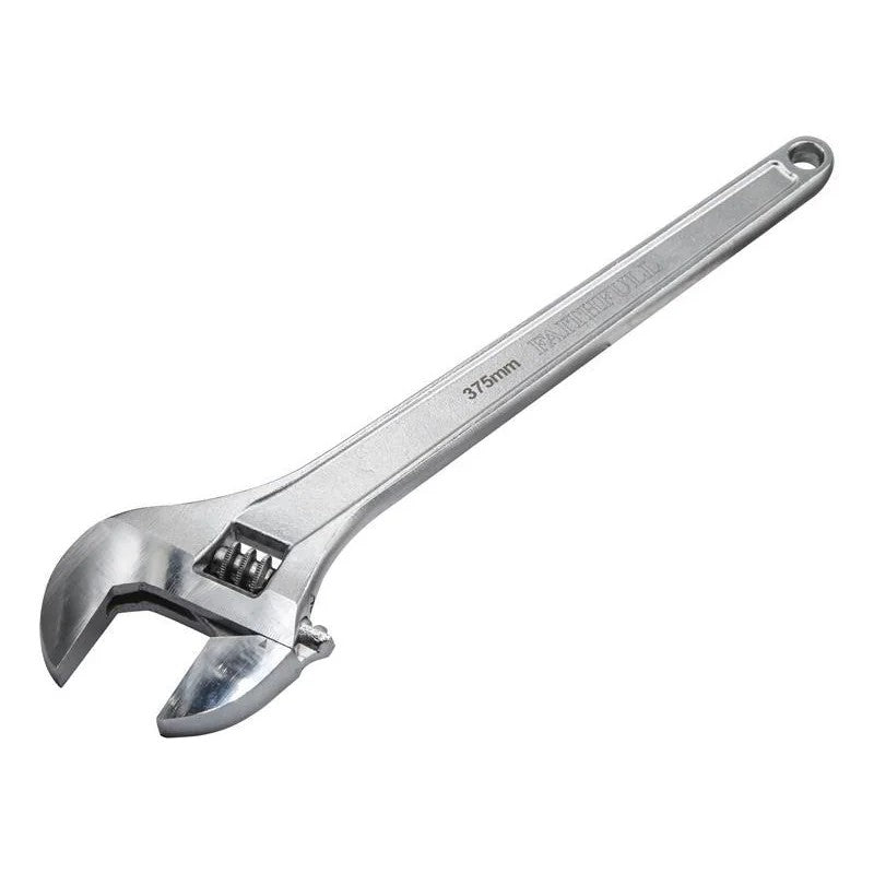 Faithfull Chrome Adjustable Spanner 375mm (15in) - FAIAS375MC