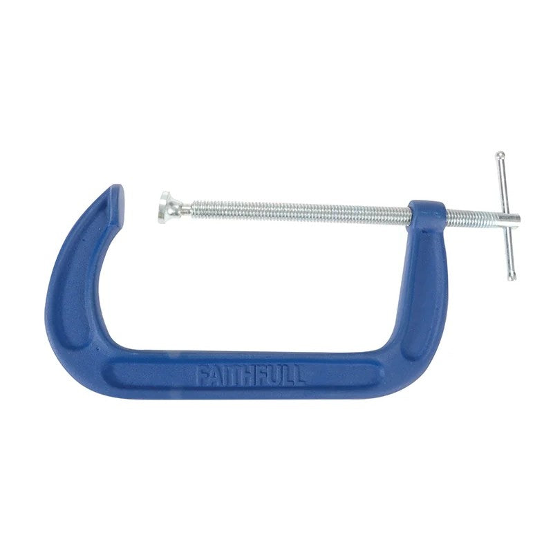Faithfull Medium-Duty G-Clamp 200mm (8in) - FAIGMD8