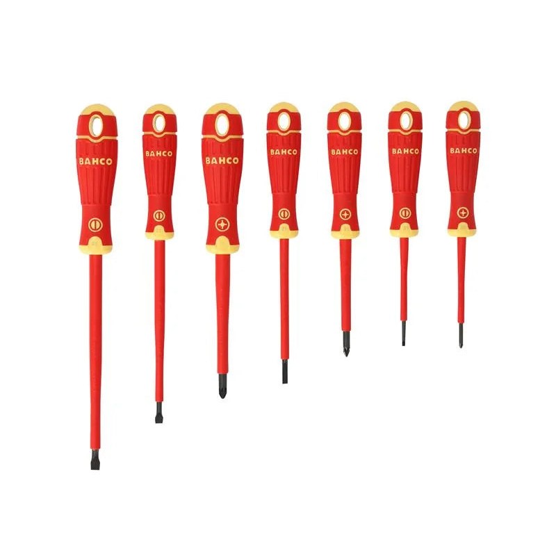 Bahco B220.017 BAHCOFIT Insulated Screwdriver Set, 7 Piece - B220.017