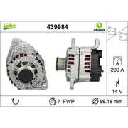 Valeo Car Alternator 12V 439984