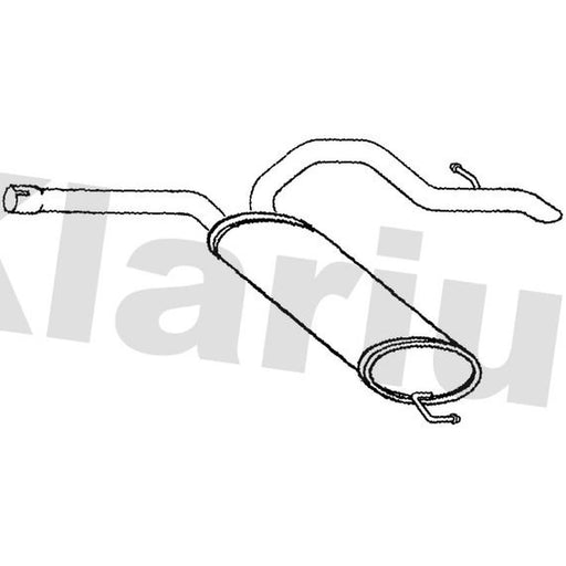 Klarius Box With Tail Pipe Rear RN867C