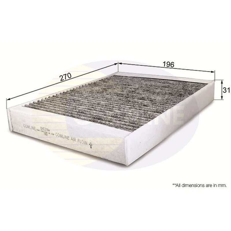 Comline Cabin Air Filter (Pollen Filter) EKF276A
