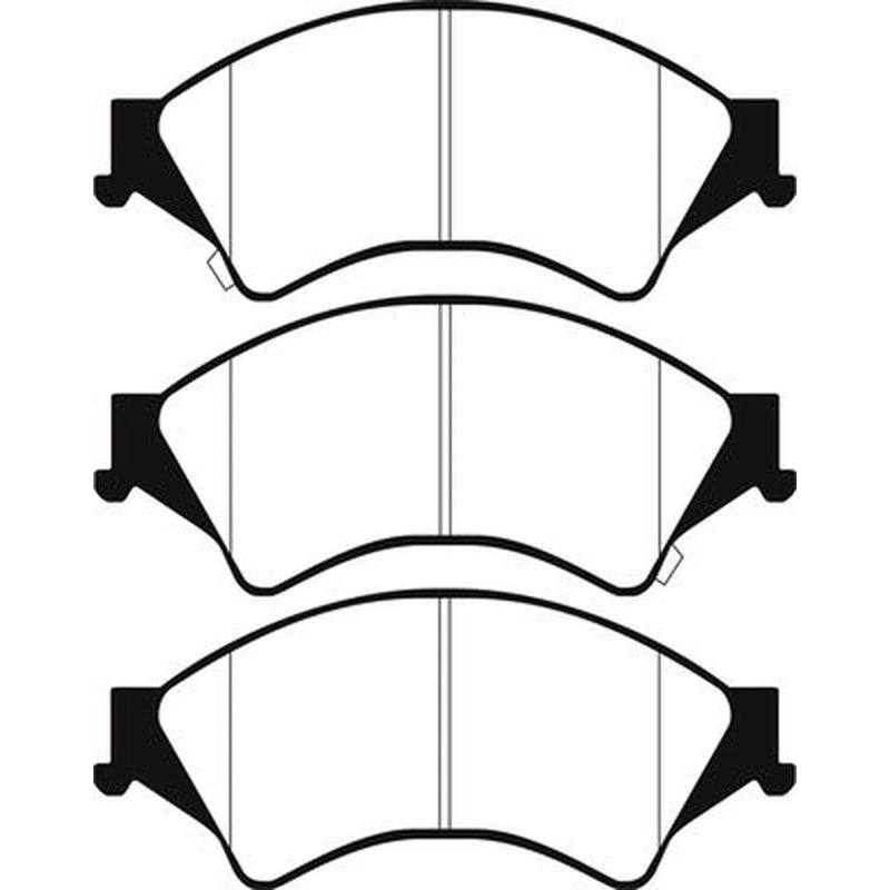Abtex Front Brake Pad Set PLU2449