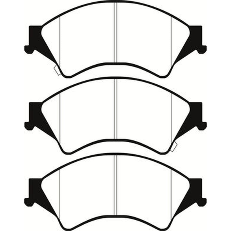 Abtex Front Brake Pad Set PLU2449
