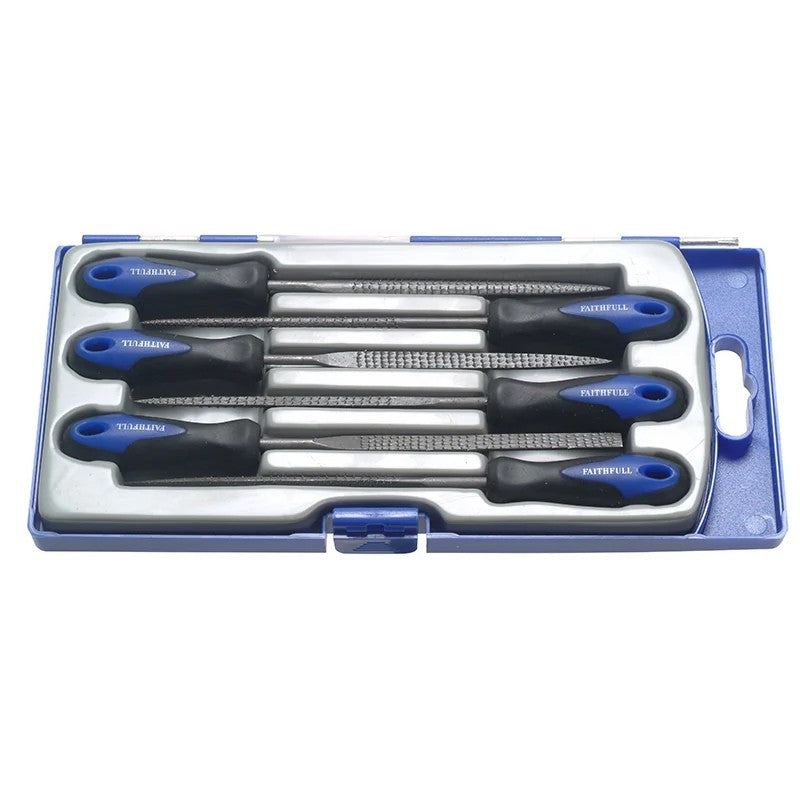 Faithfull Precision Needle Rasp Set 6 Piece - FAIPPWRASP