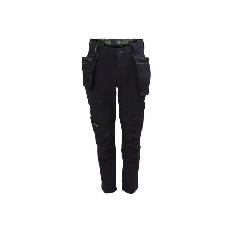 Apache Calgary Black Stretch Holster Trousers Waist 38in Leg 33in