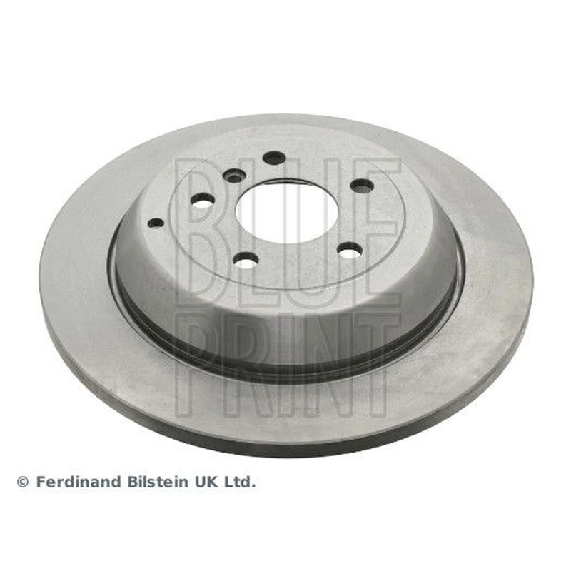 Blue Print 2 x Solid Rear Brake Discs ADU174341