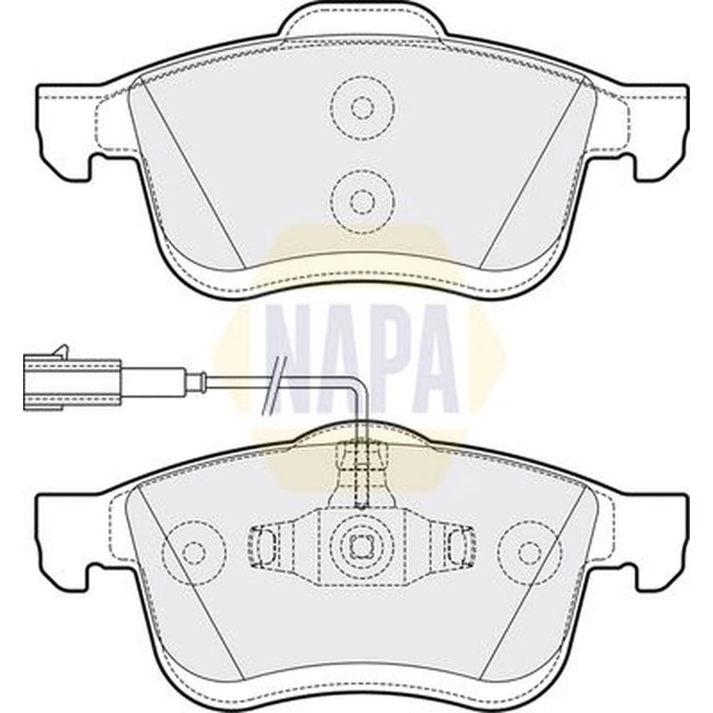 NAPA Front Brake Pad Set NBP1431