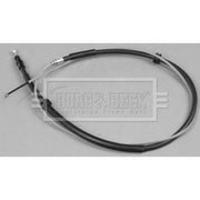 Borg & Beck Handbrake Cable Left Rear BKB3056