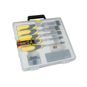 STANLEY® Hand Tools DYNAGRIP™ Chisel with Strike Cap Set, 5 Piece + Accessories