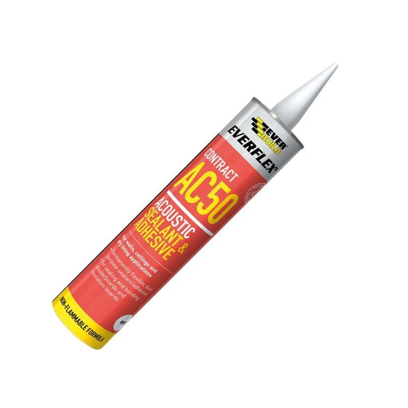 Everbuild Sika Everflex® AC50 Acoustic Sealant & Adhesive 900ml - 489512