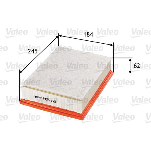 Valeo Engine Air Filter 585150