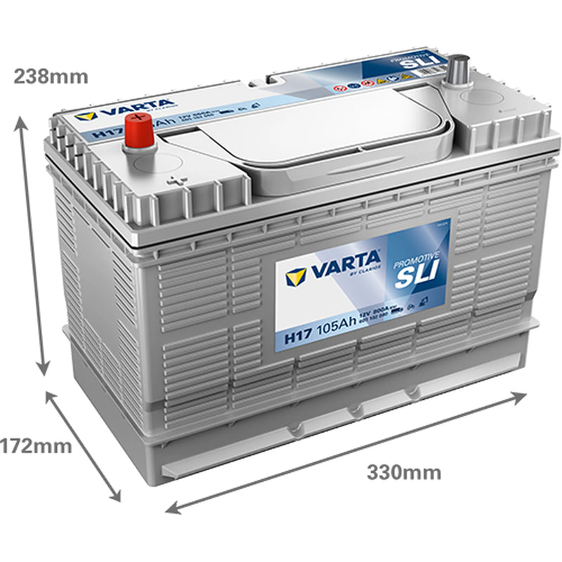 Varta Battery 12V 105Ah 800A 605102080K182