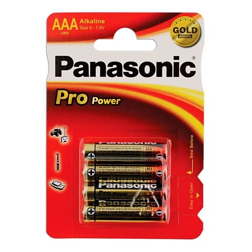 Panasonic Pro Power AAA Battery 4pc x 12 - CPL
