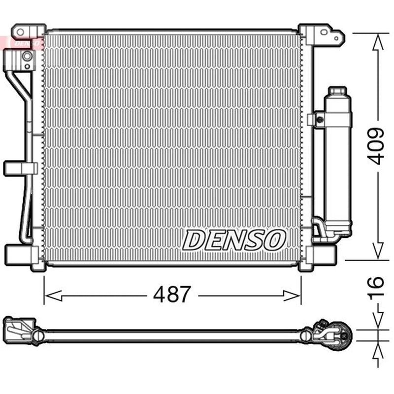 Denso Air Conditioning Condenser DCN46019