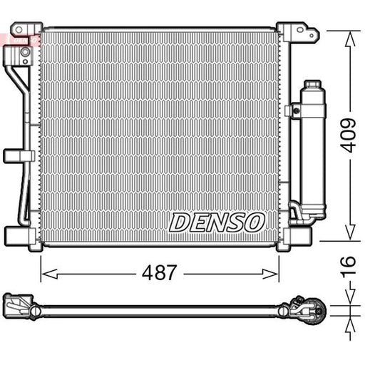 Denso Air Conditioning Condenser DCN46019