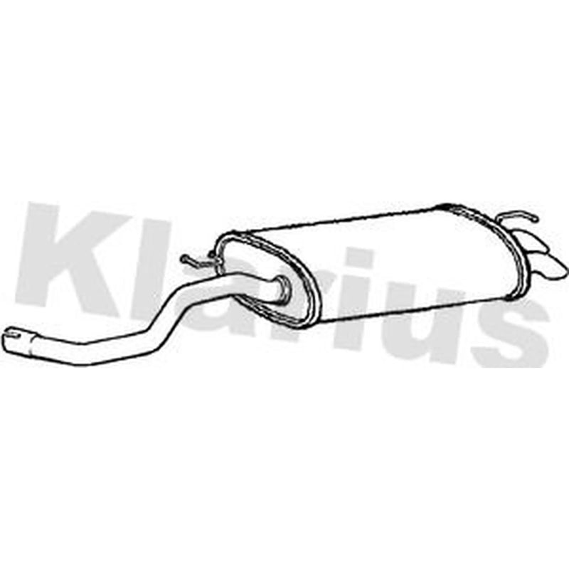 Klarius Box With Tail Pipe Rear AU410H