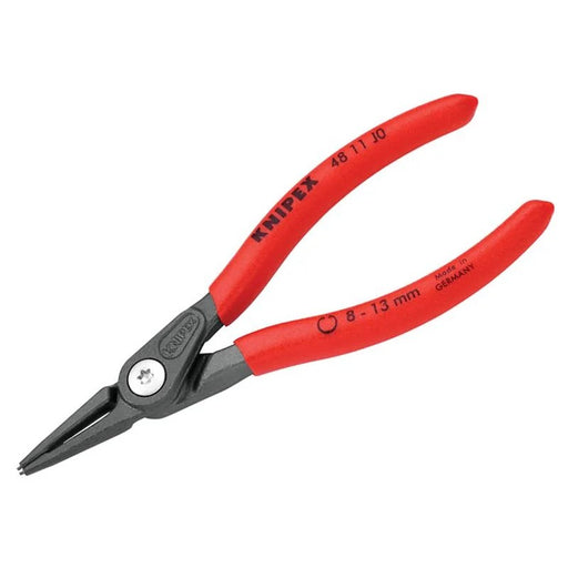 KNIPEX 48 11 J0 Precision Circlip Pliers Internal Straight 8-13mm - 48 11 J0 SB