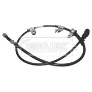 Borg & Beck Handbrake Cable Left Rear BKB2901