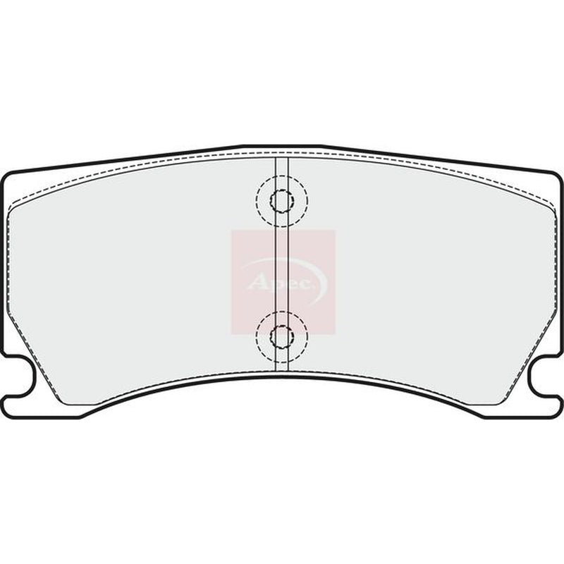 Apec Rear Brake Pad Set PAD1712