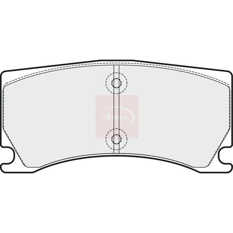 Apec Rear Brake Pad Set PAD1712
