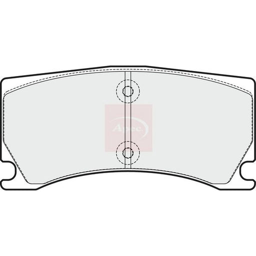 Apec Rear Brake Pad Set PAD1712