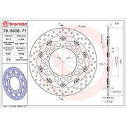 Brembo 2 x Floating Front Brake Disc Brake Discs 78B40871