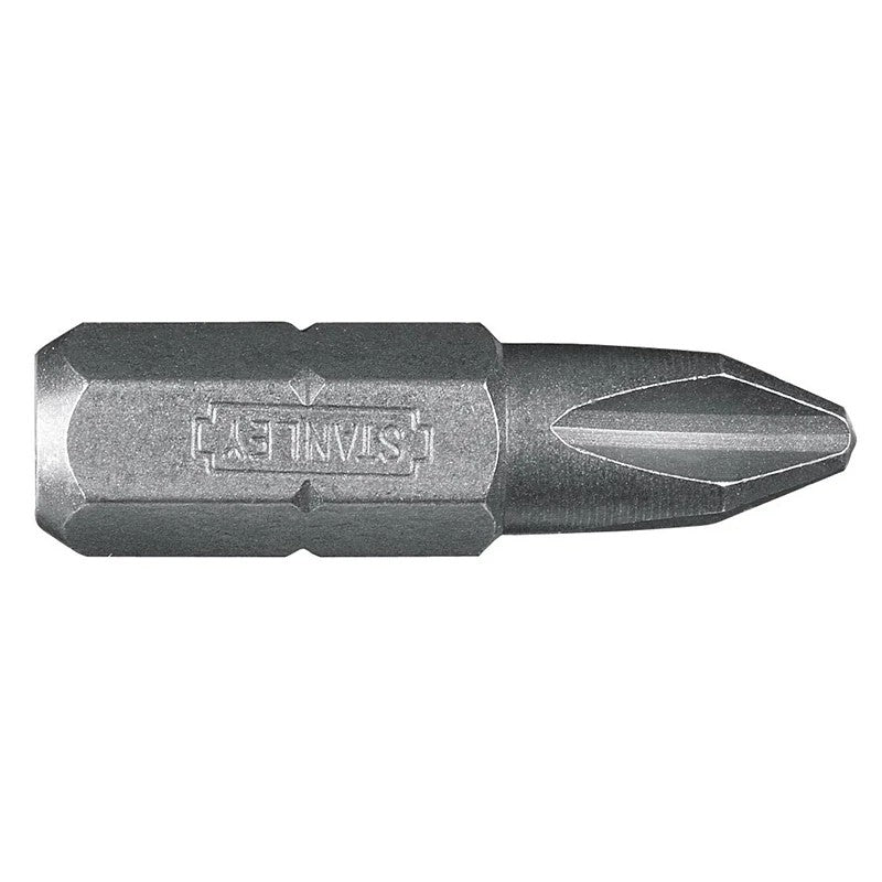 STANLEY® Hand Tools Phillips Bits PH2 x 25mm (Pack 3) - 0-68-946