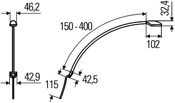 Hella 2JA 343 720-157 Reading Light