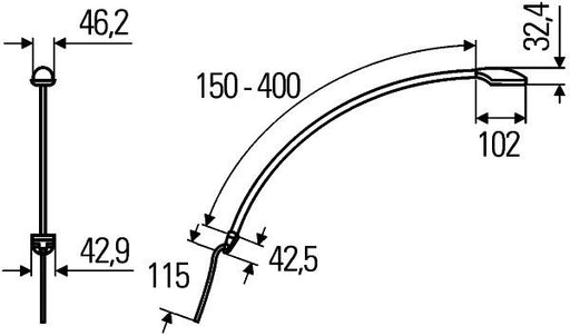 Hella 2JA 346 720-027 Reading Light