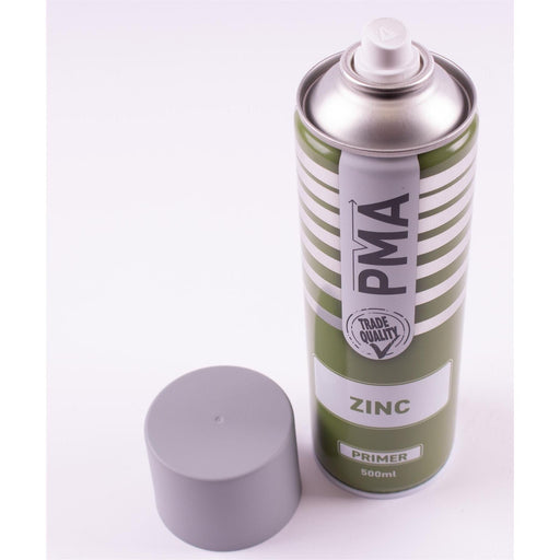 6x Autotek Zinc Grey Primer 500ml For Metal Bodywork & Alloy Wheel Paint Spray Autotek  - Town Parts